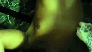 Tranny and BF master upside down deepthroat action