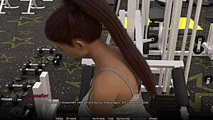 Horny group fucks in shower during game.