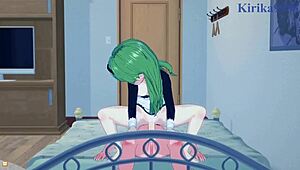 Maho, Karin, and Yuuki engage in intense creampie sex.