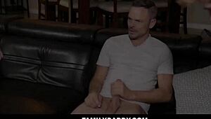 FamilyDaddy - Skinny Teen Stepson Trent Summers Shares Boyfriend Dakota Lovell with Stepdad Zacc Andrews in Threesome