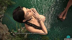 Dreamland 26 - two hot redheads showering in nature, wow!