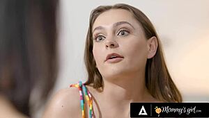 Wanna see a horny brunette teen show her stepmom killer cunnilingus skills? It’s pure heat!