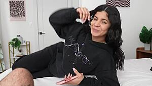 My Curvy MILF Step Mom Jolla PR Shakes Her Ass in POV Taboo Lesson