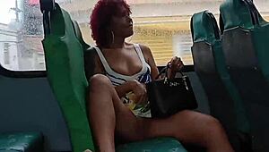 uh, i flashed inside the bus and my cuck got so wet!