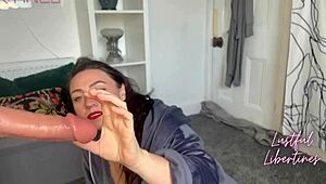 Stepmom Teaches Good Boy with Huge Balls in Wild JOI