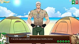 game friends camp episode 20 - joke with photo russian voice acting 😄