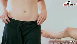 I got seduced by that horny british teen with small tits during my sex massage, oh man!