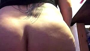 stretching my chubby ass wide for that big toy