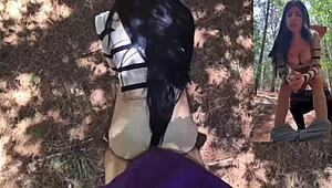 Karol Smith Fucks Fan In Woods, Cums Inside Me