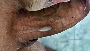 Brazilian twink enjoys solo homemade shower orgasm