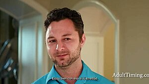 Erotic Masseuse Oils Up Ex-Husband for Steamy Session