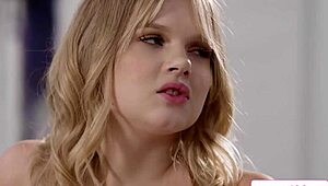 i'm licking and fingering my petite teen 18+ bff's shaved pussy while she kisses me