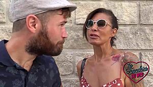 Charlotte, the 40-year-old French brunette barmaid, gets her ass fucked