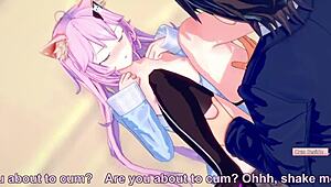 Nyanners em cena safada de hentai anime 3D cartoon fodendo