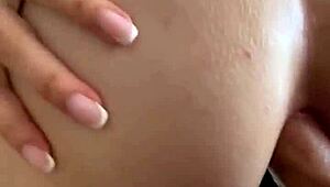 She’s supposed to be an ass virgin, but acts like a total pro?