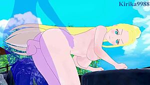 shizuka mikazuki and beatrix amerhauser have intense sex in hentai