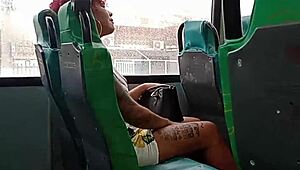 uh, i flashed inside the bus and my cuck got so wet!