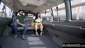 Latina Teenie with Gorgeous Melons Picked Up and Rammed Hard in Car!
