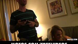 Three Young Couples Start an Orgy in Their Hotel Room