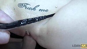 Loan4k agent drills the tight asshole of a desperate Czech teen girl for cash. She needed it bad.