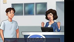 Summertime Saga 74 สาวอนิเมะผมน้ำตาลนมเล็ก 18+ สุดเซ็กซี่