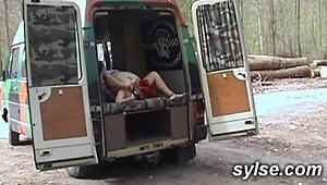 Wow, 19yo lesbian teen casting with strapon and toys!