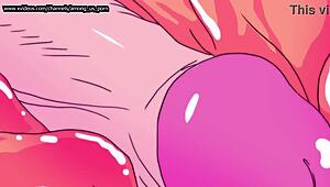 Green woman fucked by man cumming inside 😍