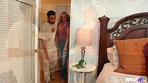 Horny Housewife Nina Starr Fucks the Newcomer in Town