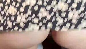 Teen dances reaggaeton mix on webcam