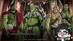 My belly inflation kink unfolds in orc covenant demo.