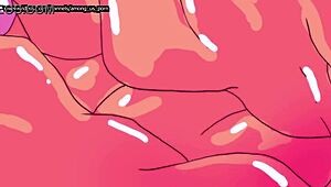 Green woman fucked by man cumming inside 😍