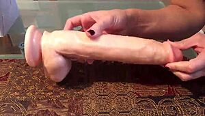 Big Dildo 12 Inches G Spot Silicone Dong With Suction Cup