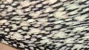 Teen dances reaggaeton mix on webcam