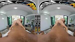 I gave Khloe Kapri a happy ending with my big black cock in POV