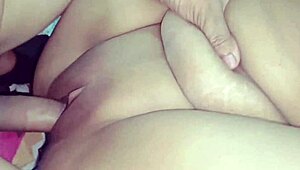 she's dripping wet riding my cock closeup amateur pussy fucking clothes ripped teen girlfriend