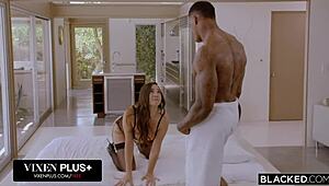 Blacked Blonde Spreads for Big Cock Compilation