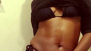 Naejae Seduces With Strip Tease, Clothes Ripped, Close-Up Squirting