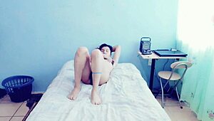 this young gay guy is so hot touching himself in his room 😍