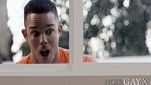 Hey, peeping neighbor, wanna join for a hard interracial fuck?