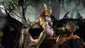 malenia rides wild on top in forest elden ring parody