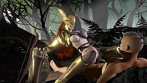 malenia rides wild on top in forest elden ring parody