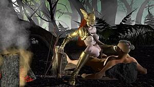 malenia rides wild on top in forest elden ring parody