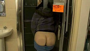 Naughty babe strips and pisses right on public street