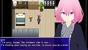 In this hentai, the old man embraces his wife's lust through cuckold play, watching her get fingered and give blowjobs