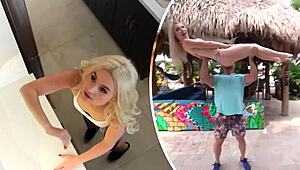 新ボスがショックを受けたジェイド・ヴァレンタインをデスクでスパンク