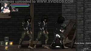 Noche de escenas R calientes en slums underground