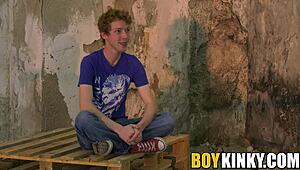 Mature Freak Plays With His Submissive In The Dungeon