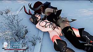 I’m obsessed with Sword x Hime edits! These anime monster scenes drive me wild every game over.