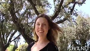 just watch this alluring slut handle an erected cock with rough pov moves.