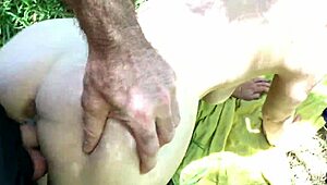 Nympho Teen Screwed by Woodcutter in Wild Forest